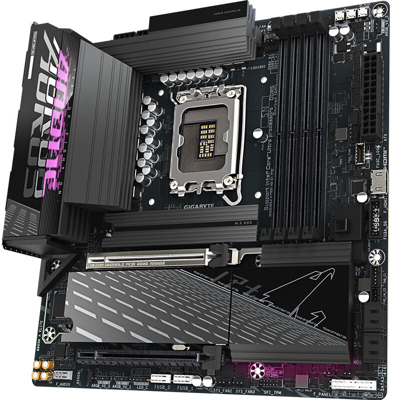 技嘉（GIGABYTE）冰雕B860M AORUS ELITE WIFI6E ICE电竞雕 B860M 小雕主板支持 CPU 285K/265K/265KF (Z890/1851） 小雕  B860M AORUS ELITE