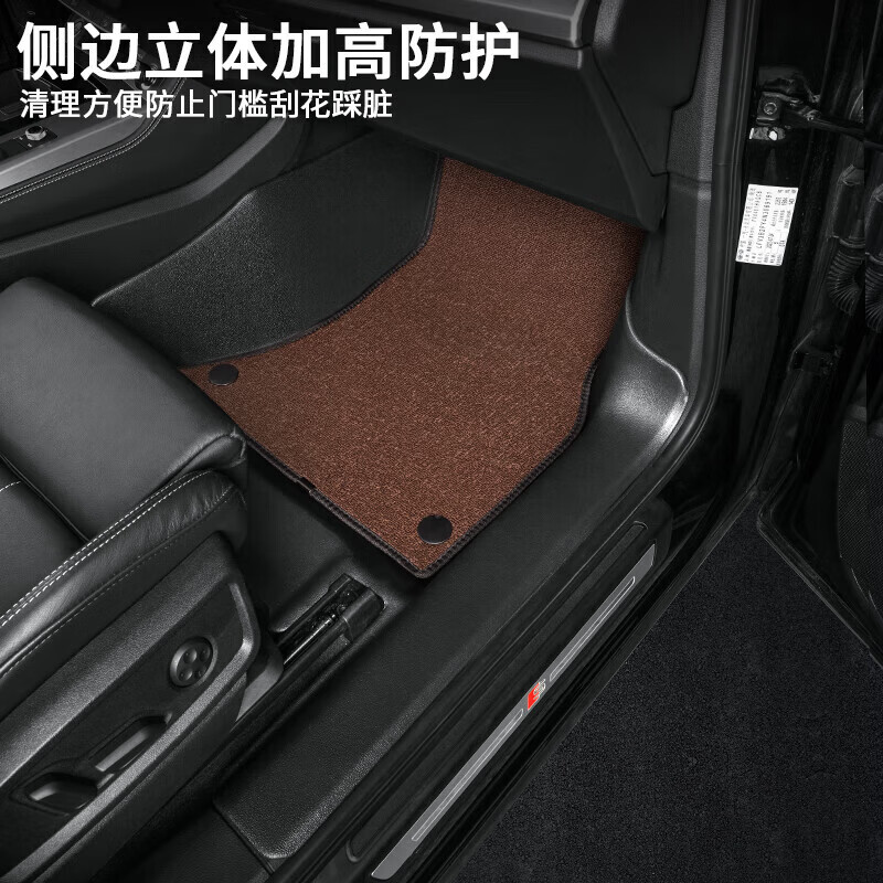 PMZYE适用小鹏MONA M03汽车脚垫24-25年款专用防水无异味包门槛 TPE脚垫 24-25年小鹏MONA M03