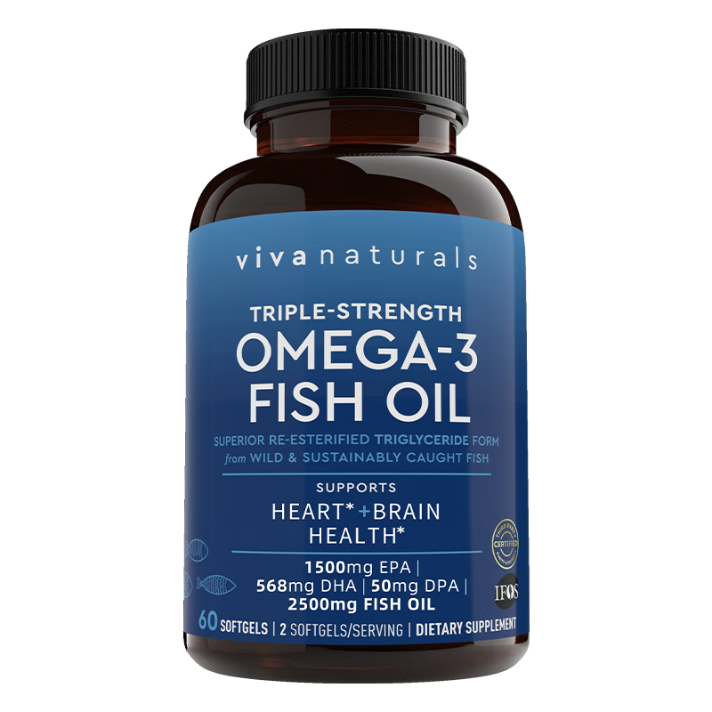 Viva NaturalsͬڸߴrTGṹomega3ŷ٤360