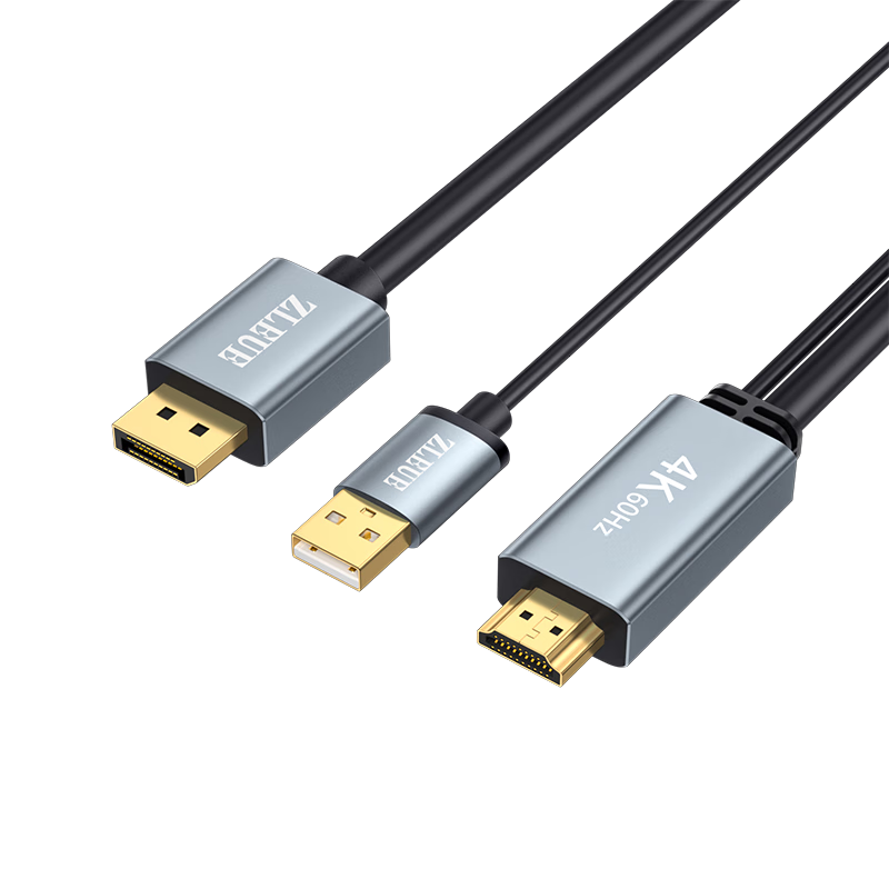 ֵ�� HDMI��תDPת���� 4K/60hz Displayport ��������Ƶת���� �ʼǱ����� PS4 ����ʾ��ת��ͷ Z103E