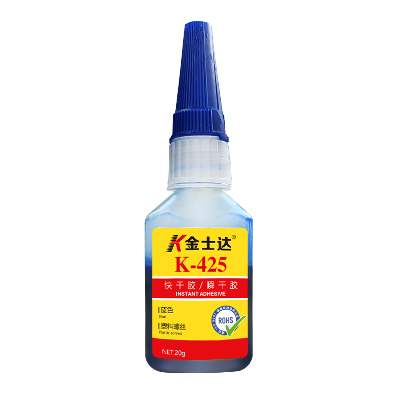 金士達(dá)K-425螺紋膠快干型中強(qiáng)度可拆卸固定塑料螺絲鎖固膠水 20g