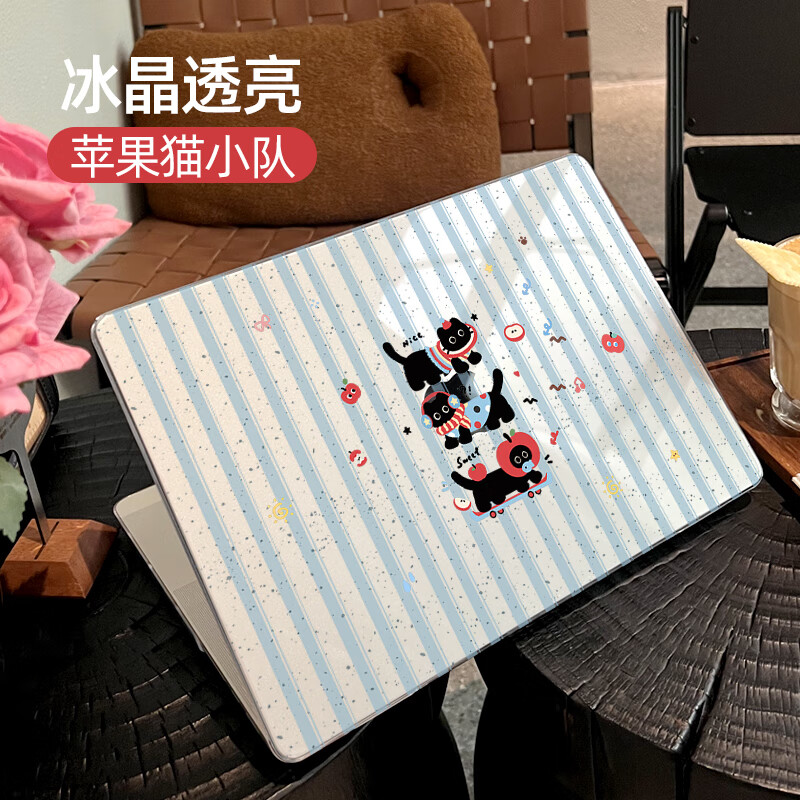 MOROCK【2025新品】适用苹果macbookair13保护壳13英寸pro笔记本14外壳mac电脑轻薄m3配件13.6透明套m2 苹果猫小队 Air(13.3寸)A2337/A2179