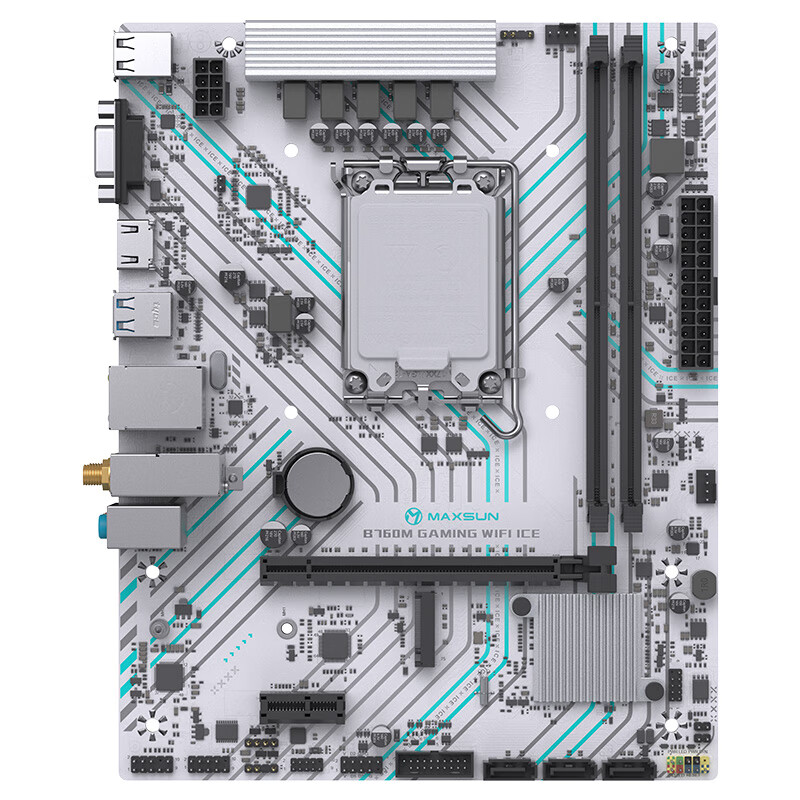 ���u��MAXSUN�� B760M GAMING D4 WIFI ICE ����