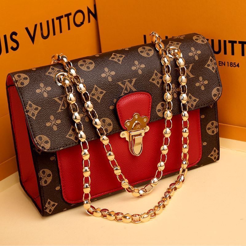 酷奇袋鼠酷奇女包轻奢真皮女士包包2026新款潮时尚链条单肩斜跨女包小方包 酷奇 黑色