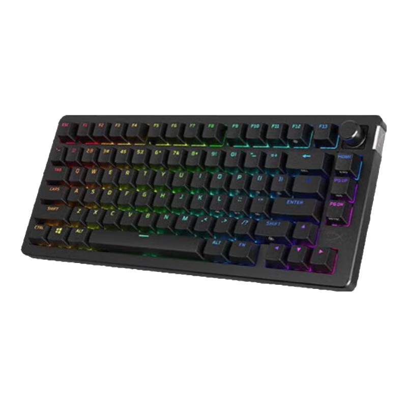 极度未知（HYPERX）阿洛伊起源专业游戏机械键盘 先锋RGB幻彩电竞键盘热插拔键轴 usb接口有线键盘 【先锋75无线】三模连接丨1500小时长续航