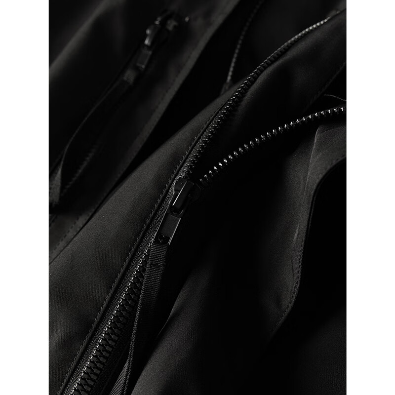 William fox&sons新型三防定制户外面料人体工学立体裁剪机能轻户外仿冲锋YI夹克男 黑色 M /48