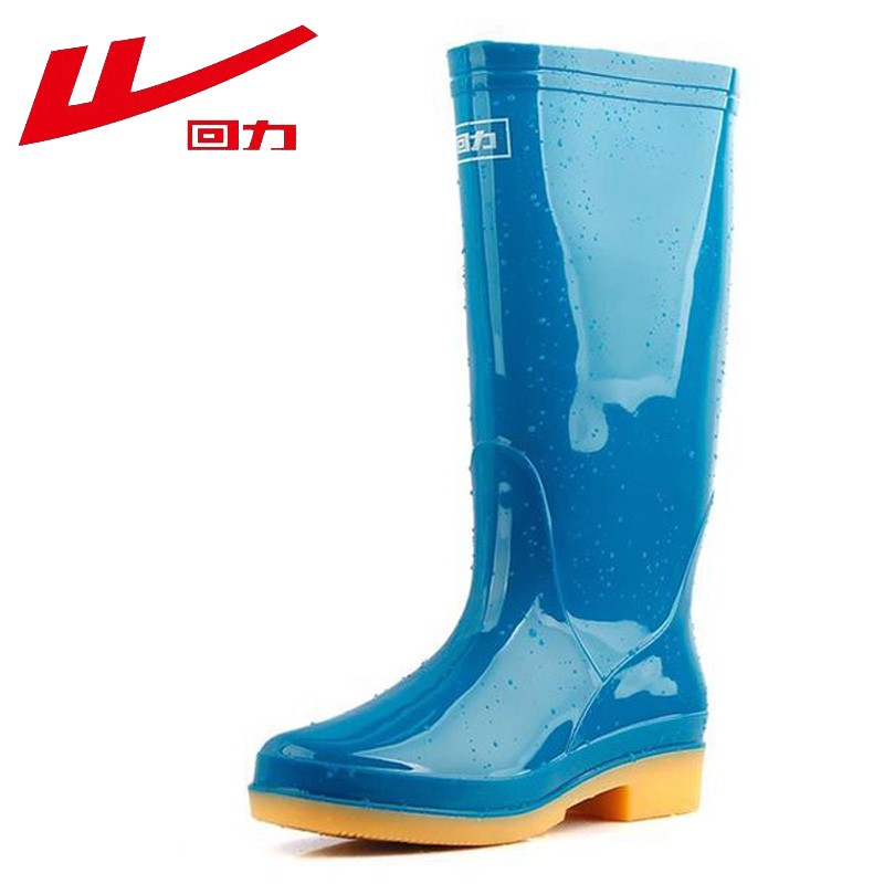 回力女士高筒雨鞋成人雨靴防水鞋胶鞋套鞋水靴 8813天蓝高筒 37使用感如何?