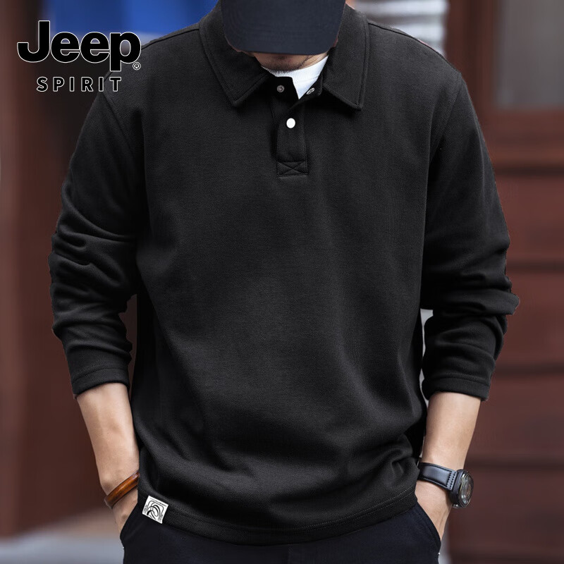 ���ڲ�����JEEP SPIRIT����250g�ذ�����޼�ԼPOLO����2024���＾���ż�Լ���ɳ���T�� ��ɫ 3XL �ʺ�180-200�� 161Ԫ