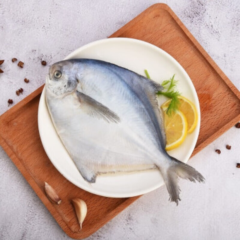 冷冻白鲳鱼银鲳鱼海鲜水产鲜活平鱼鲳鳊鱼冷冻食材 4斤