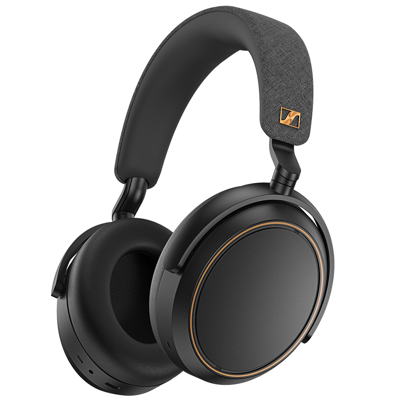 森海塞尔（Sennheiser）MOMENTUM 4 无线耳机 大馒头4特别设计版 高保真蓝牙头戴无线耳机 曜金黑