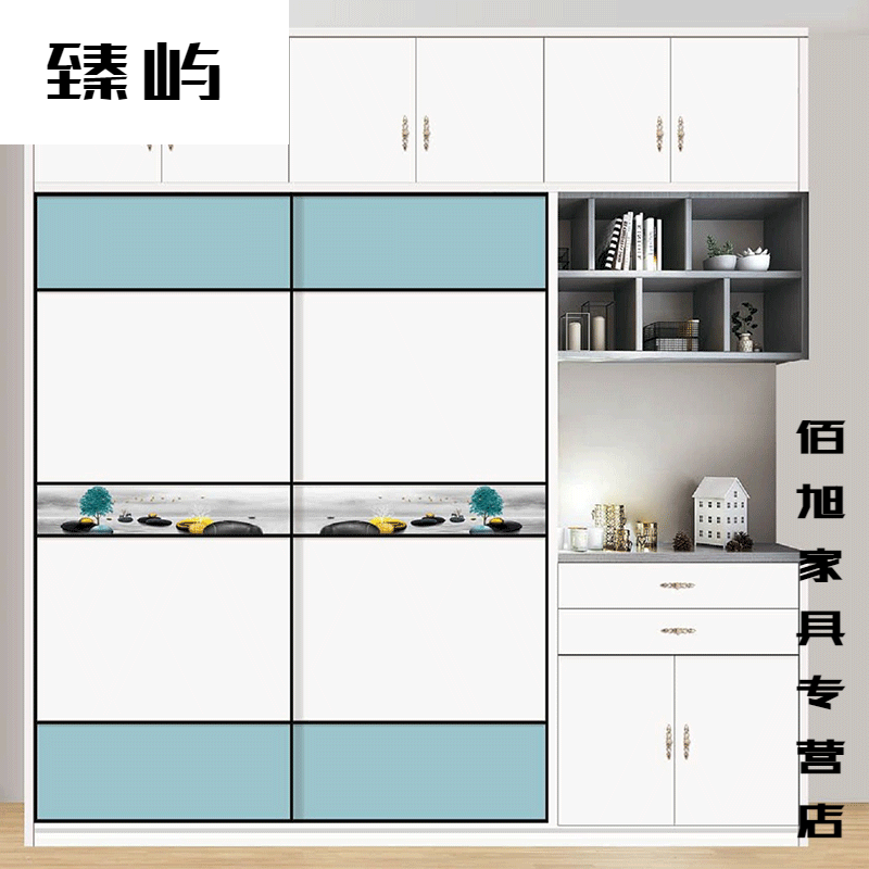 臻嶼衣柜門推拉門定制現(xiàn)代簡約耐磨柜門訂做環(huán)保實(shí)木衣櫥門滑移門定做 耐磨-13