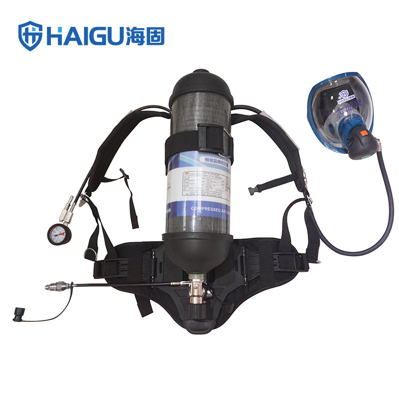 海固(HAI GU)HG-GB-RHZKF6.8/30 正壓式空氣呼吸器 自給開路式 氣瓶6.8L快充款【可定制】
