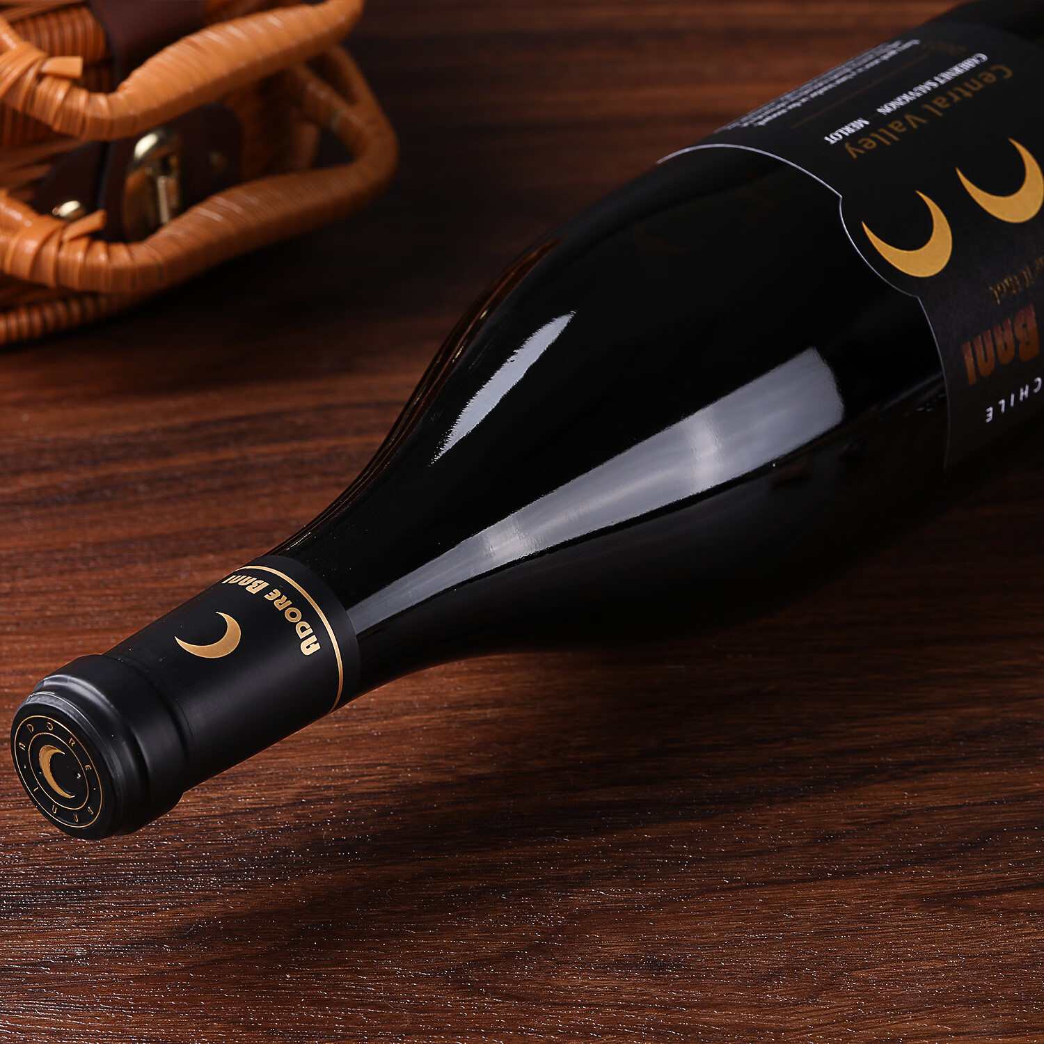 爱慕巴骊ADORE BANI智利进口干红葡萄酒赤霞珠梅洛混酿红酒750ml节日聚会 6瓶整箱装750ml传说(黑)