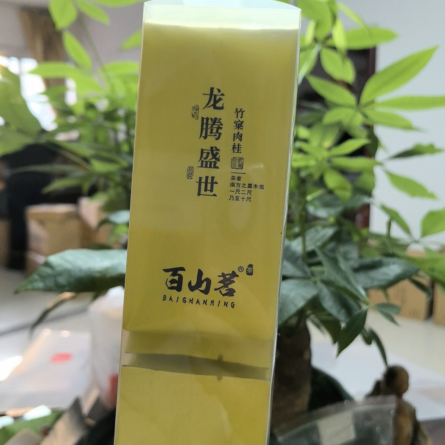 百山茗特级武夷岩茶竹窠肉桂半斤装30泡