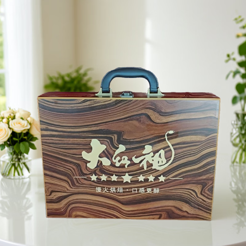 饮矿正宗福建花果香大红袍乌龙茶叶精美礼盒装300克