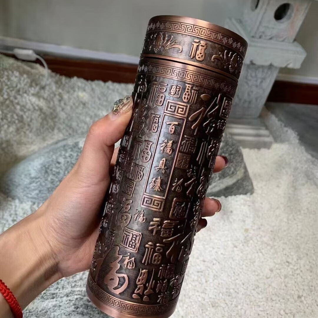 ����ͭ���±���������ˮ���뱭��������ĥ���� ��ͭɫ 340ml �ٸ�����