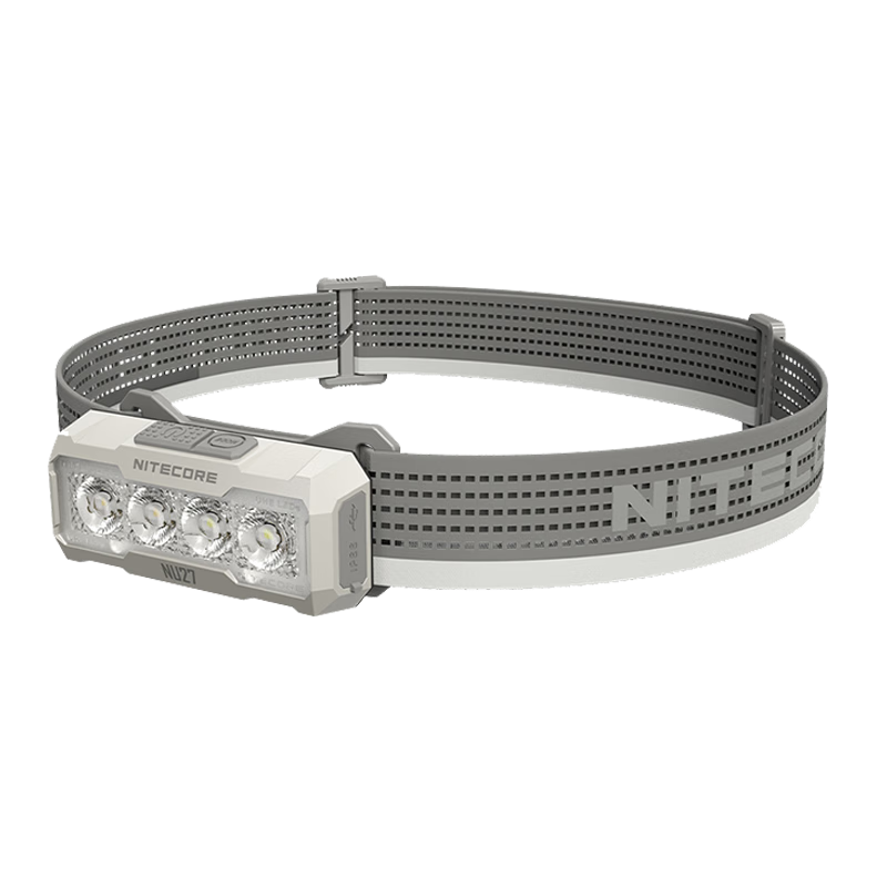 奈特科爾nu27多色溫600LM強(qiáng)光頭燈超輕量56克夜跑越野usb-c充電頭戴燈 NU27 白色