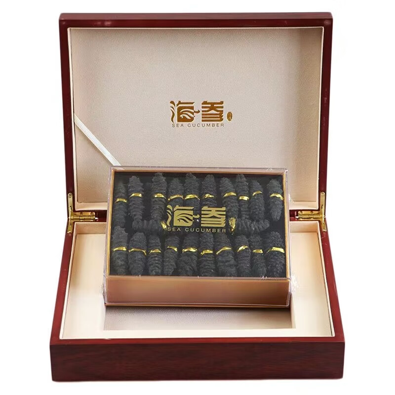 大連淡干海參禮盒純野生遼刺參原產(chǎn)地國標(biāo)特級產(chǎn)地直發(fā) 大連野生淡干500克70-80只發(fā)15倍