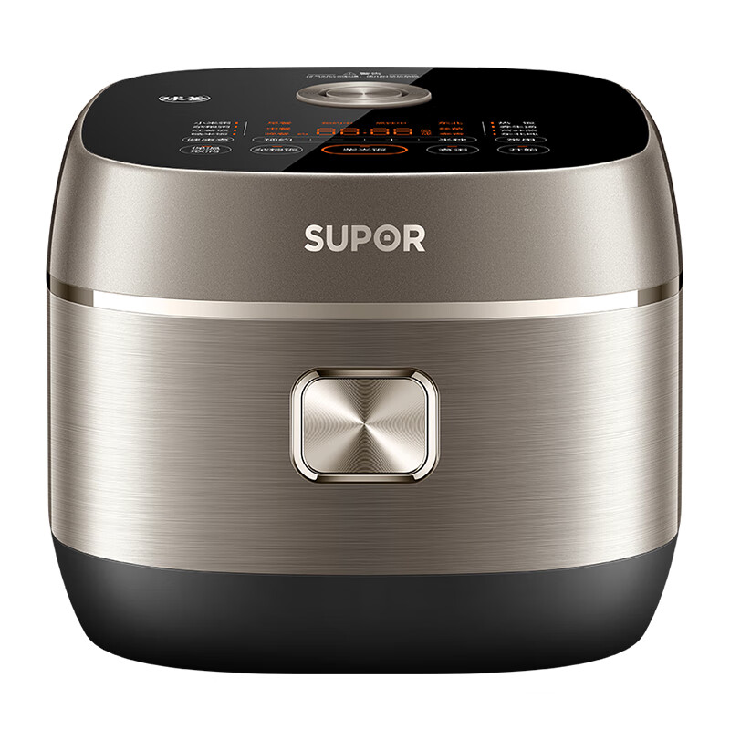 苏泊尔（SUPOR）0涂层球釜IH电饭煲3L家用2-3人1000W猛火316L不锈钢无涂层电饭锅 触控纯平面板 商场专柜同款 线下款 IH球釜 3L
