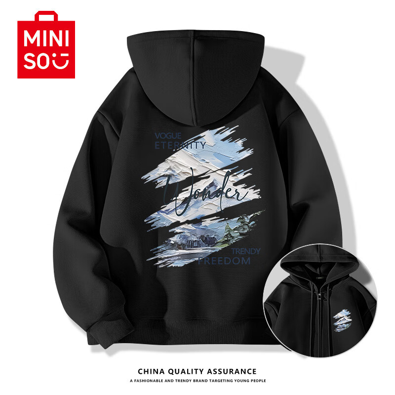 ���ڲ�����������Ʒ��MINISO������������2025�¿�������ذ���ʽ���д���������ñ���׺��·� ��ɫ(ѩɽɭ���ر�_����) S /165(Ʒ���ϸ�)