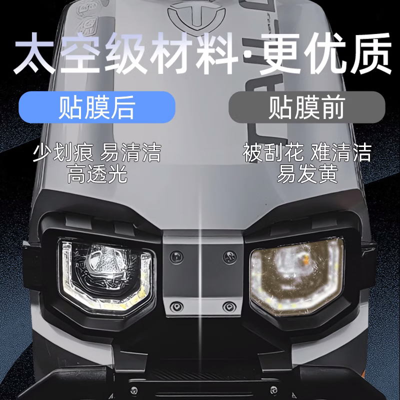 峦腾爱玛仰望电瓶车仪表膜钢化膜电动车用品装饰品贴纸膜摩托车电动自行车仪表保护膜专用配件适用于 【防反光磨砂仪表膜】 1片软膜 【官方原配】爱玛仰望