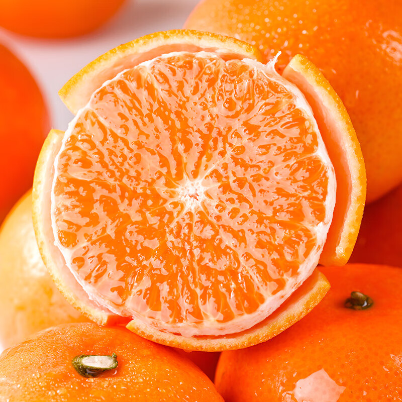 慧供广西武鸣沃柑超甜新鲜水果当季整箱现摘桔子甜柑橘子核心产区直发 9斤【单果55-60MM】