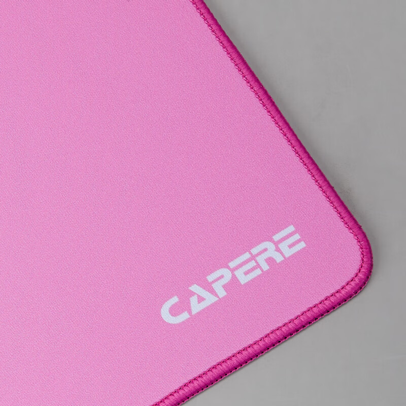 CAPERE (铠雷)防水尼龙鼠标垫【中性偏滑】考杜拉轻粗面顺滑坚韧耐磨竞技游戏垫 CORDURA 电脑滑鼠垫 防水垫-中号黑色【1代】