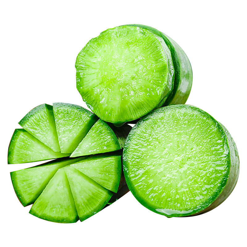 百亿补贴：亨迅天津沙窝萝卜脆甜水果型绿青萝卜特产根茎类新鲜蔬菜 精选净重5斤单袋装丨绿色食品认证 25.79元