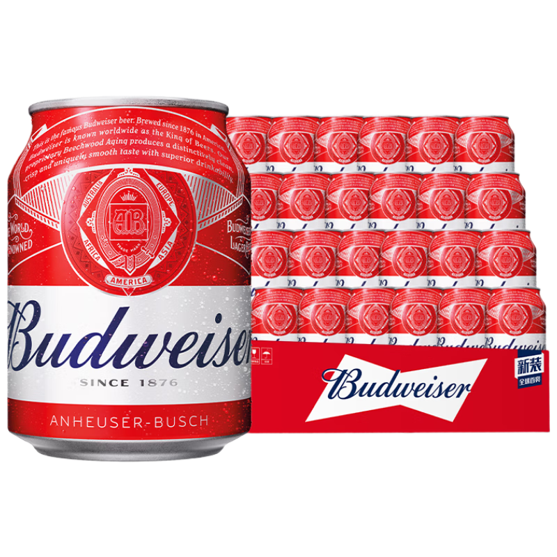 Budweiser/���� ���㾭�䴼����ơ ��װơ�� 255ml 24�� 69.9Ԫ