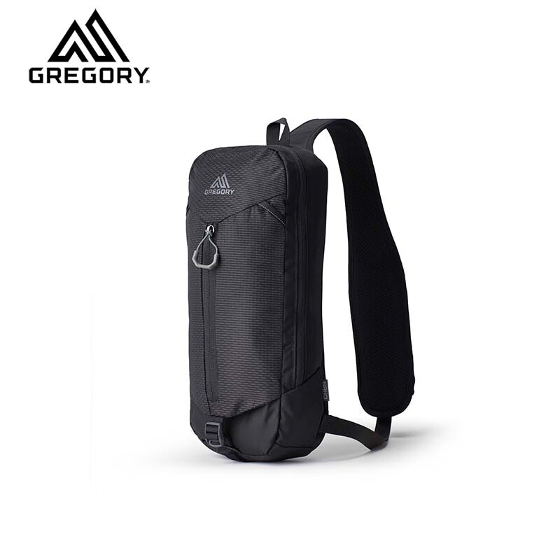 GREGORY格里高利NanoSwitchSling单肩包3.5升斜挎包男女式新款 黑曜石黑 3.5升