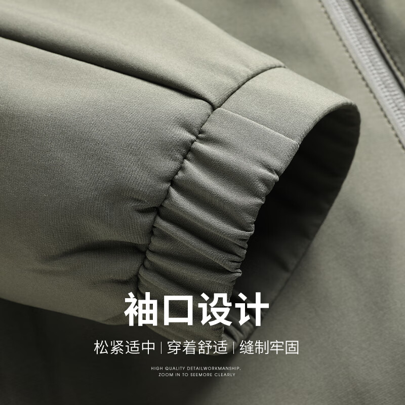 SHANSHAN杉杉夹克男2025春秋商务休闲时尚防风立领男士日常通勤夹克衫外套 藏青色 2XL /185【建议145-160斤】