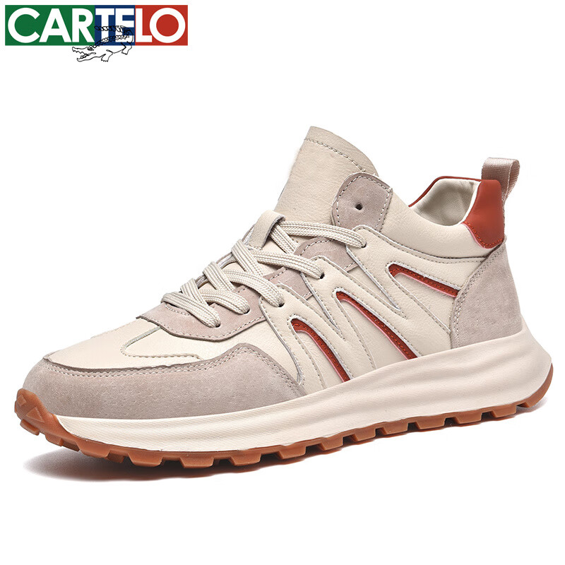 ������������Ь���ļ���Ƥ������Ь�������Ь͸��������ʿ����Ь�ܲ��˶�Ь ɳ��ɫ 42