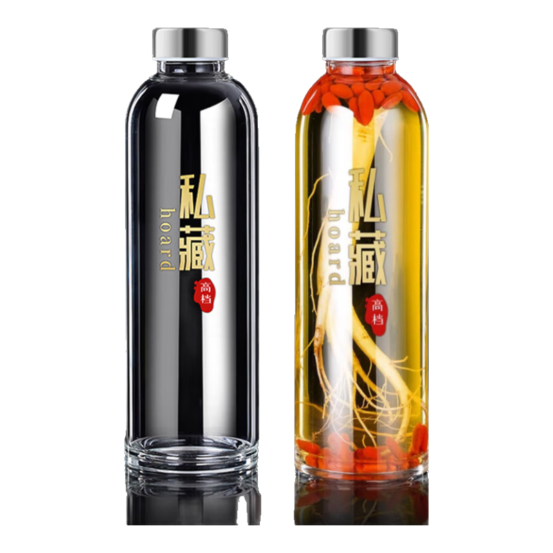 拜杰玻璃酒瓶空瓶泡酒容器專用瓶高檔送禮白酒瓶自釀酒壇酒罐存酒瓶子