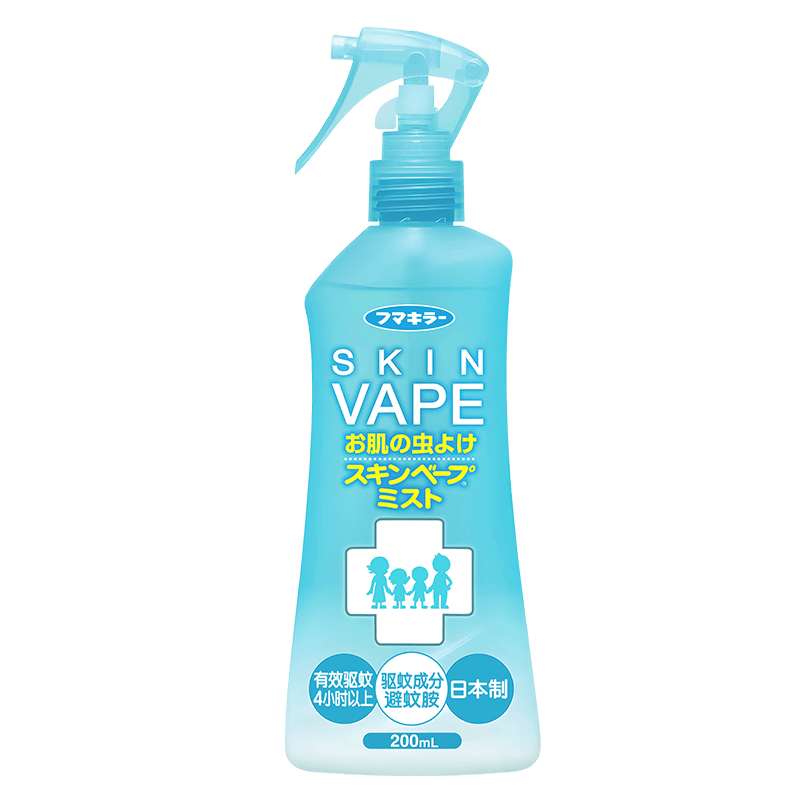 未來(lái)（VAPE）日本便攜驅(qū)蚊花露水驅(qū)蚊神器驅(qū)蚊水噴霧孕嬰可用 柑橘香型200ml