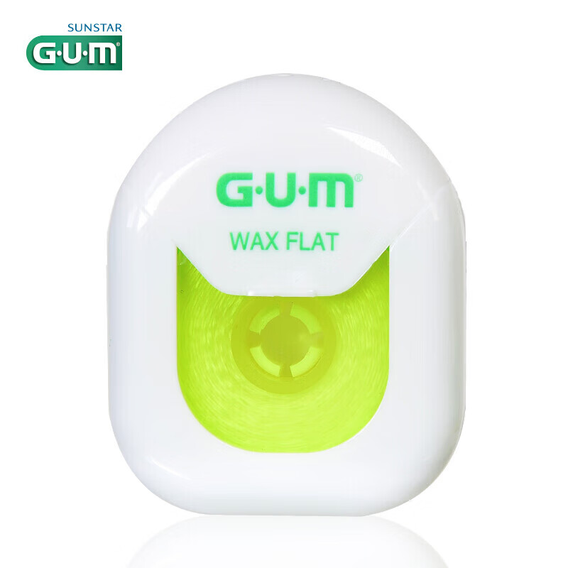 G·U·M康齿家牙周护理清洁牙线剔牙签清洁齿便携家庭装 含蜡牙线50M（温和护龈）1盒