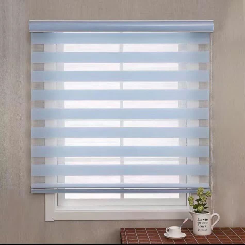 卷帘窗帘卷拉式浴室卫生间防水厨房办公室遮阳免打孔百叶窗柔纱帘 ht