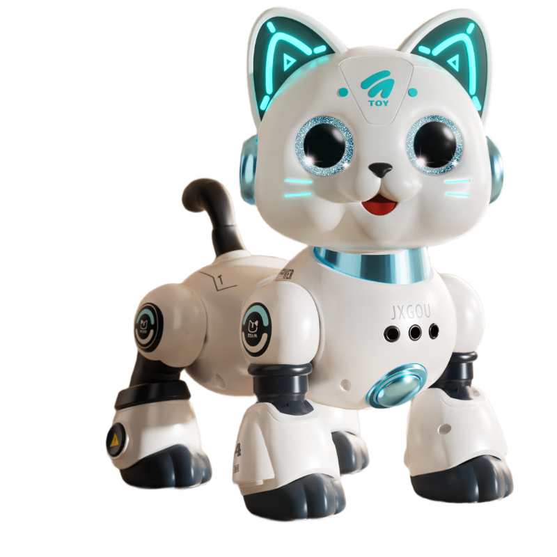 科学怪兽儿童玩具女男孩3-6-7岁生日ai狗猫遥控车机器人新年礼物