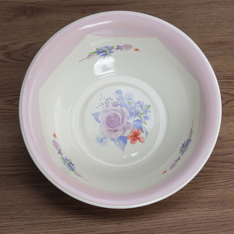 PJ加厚2036cm搪瓷盆搪瓷碗洗脸盆和面盆洗菜盆婴儿宝宝洗衣盆 吉盆厚 36cm1个