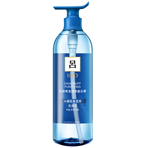 呂（Ryo）藍呂男士控油洗發(fā)水去屑舒緩頭皮洗發(fā)膏920ml