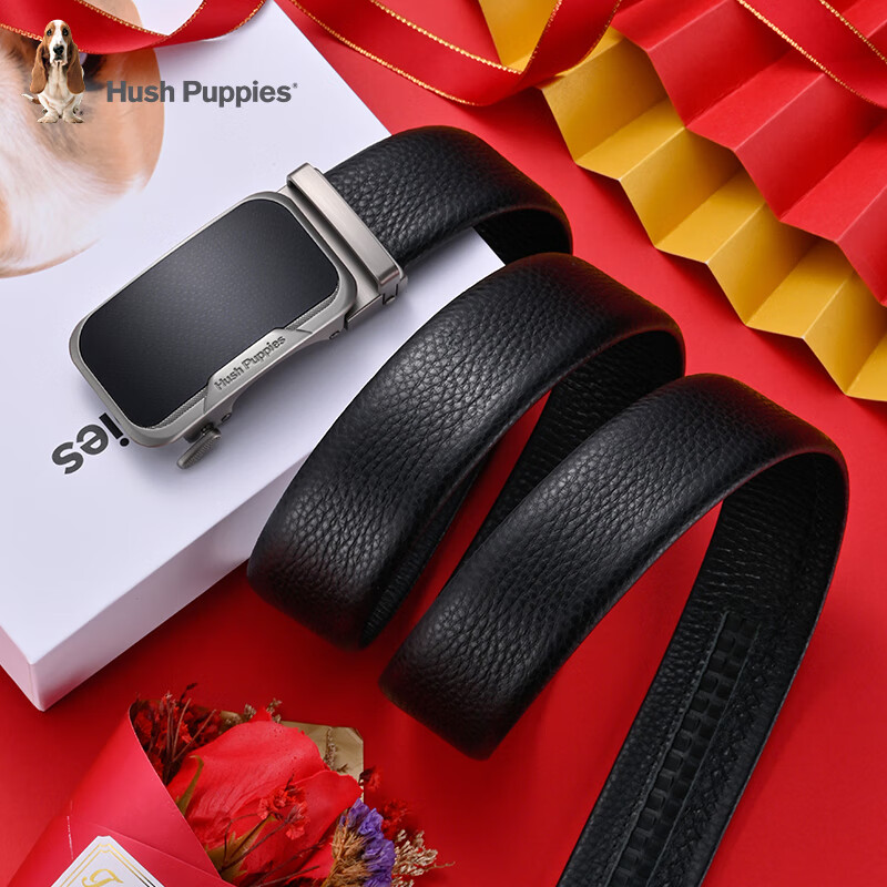 Ͼ��ʿ��Hush Puppies����ʿ������Ƥ�Զ���Ƥ��ͷ��ţƤ������������Ϧ���˽��������� 023W����3.5cm 110cm