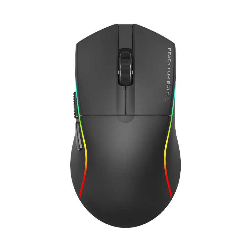 红龙（REDRAGON）G58 中手适用型 蓝牙2.4G有线三模游戏鼠标 轻量化 原相3395高端电竞吃鸡LOL鼠标-黑色
