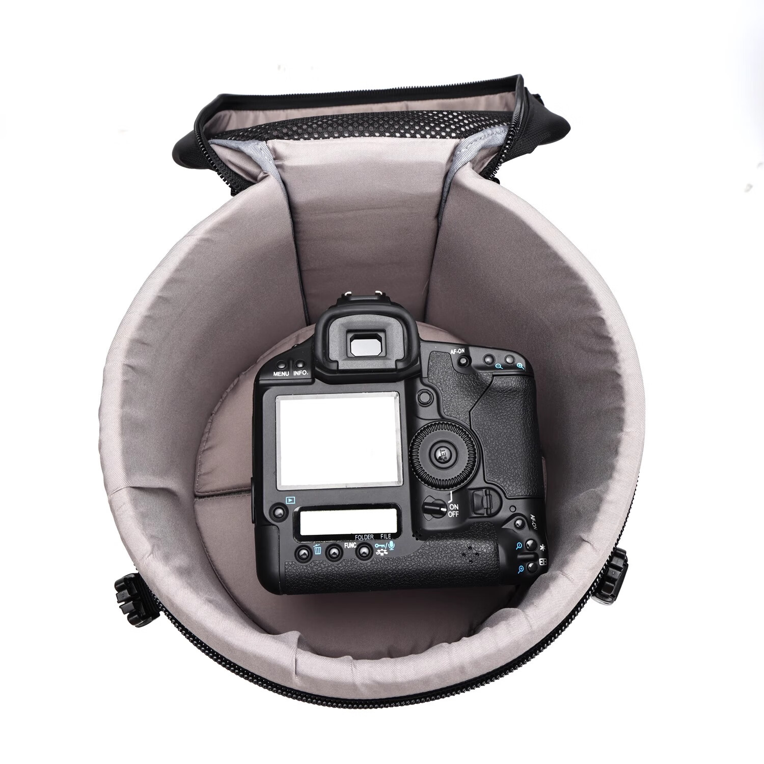 LONTU专业600定长焦镜头筒800打鸟相机内胆保护套400双肩斜跨单摄影包 黑色：RF1200加机器使用