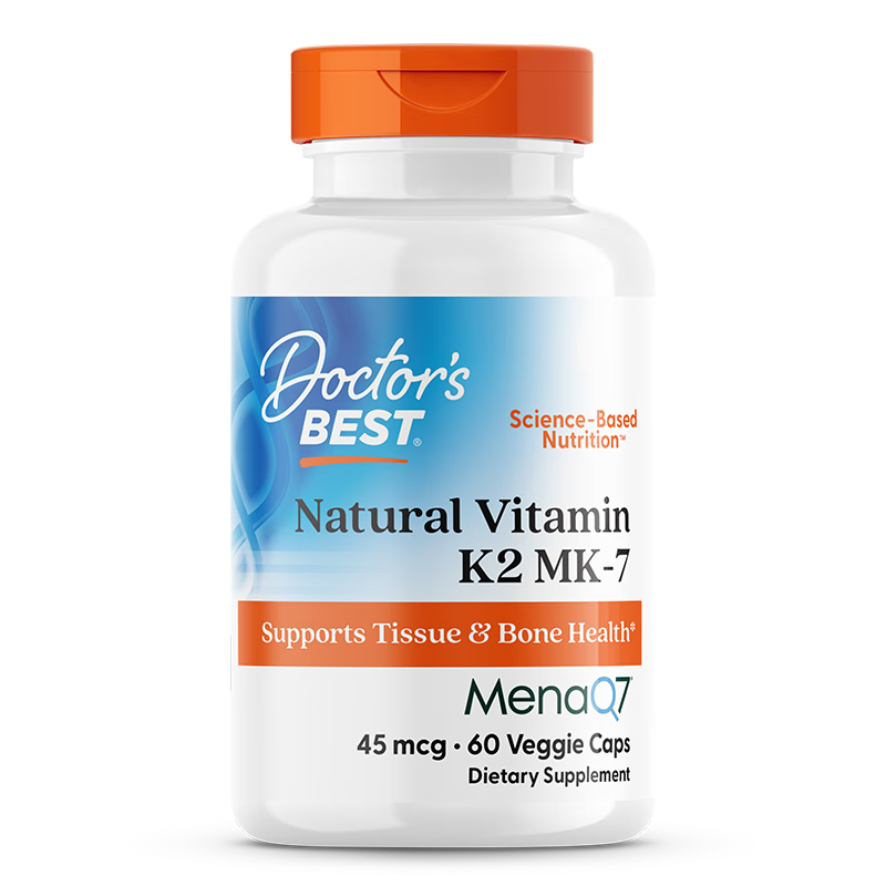 Doctor's bestά����K2��ʳӲ���������Ǵٸ�����MK-7ά���ؽڳ���45mcg*60�� 71Ԫ