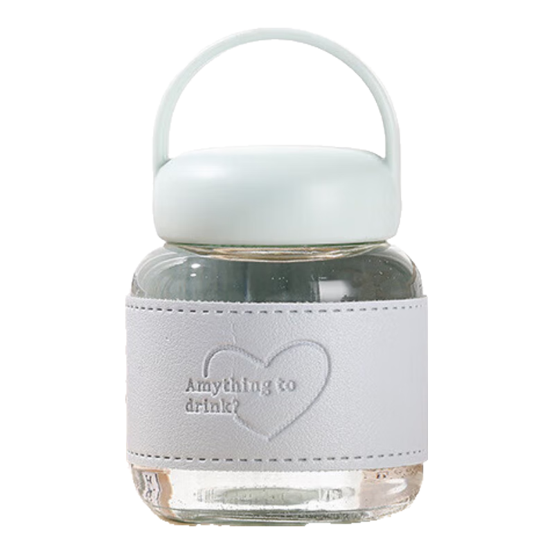 迷你可爱胖胖杯办公室简约水杯男女生夏天高颜值便携随手杯 浅蓝色 280ml 1只