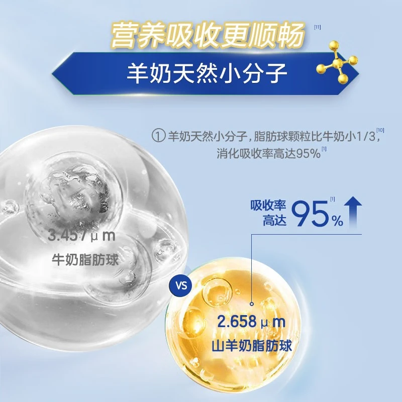 佳贝艾特(Kabrita)荷兰原装进口婴幼儿港版白金版健康宝宝配方羊奶粉3段800g/罐