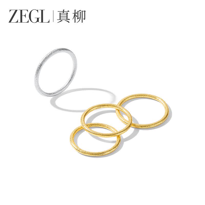 ZEGL��˿ĥɰ��Ȧ999����ָ520��Ů�����������˽����� ��˿��ɫ��ָA�5#�տڽ䣩