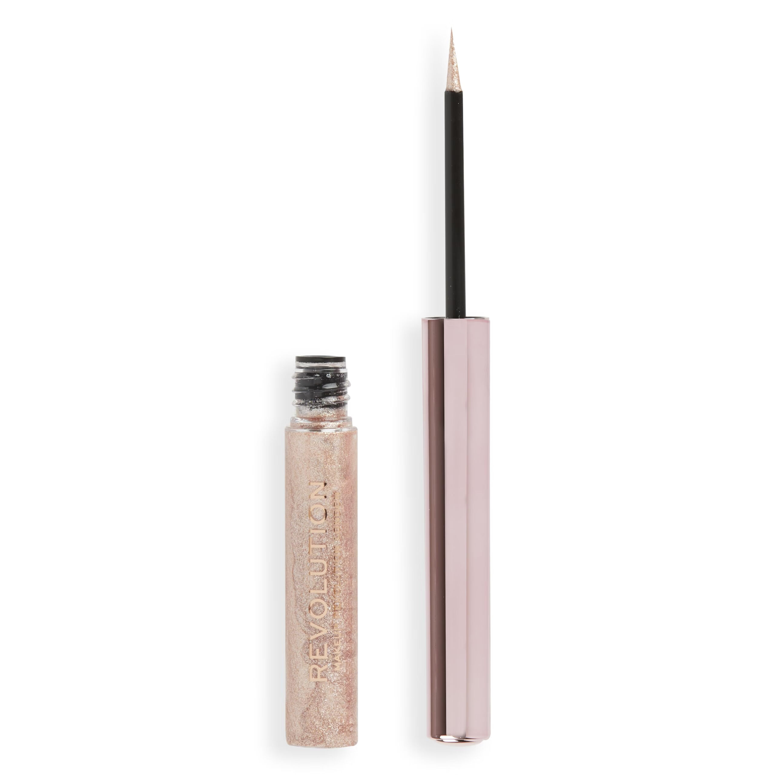 revolution beauty london 超细刷头液体眼线笔 玫瑰金色 持久防水
