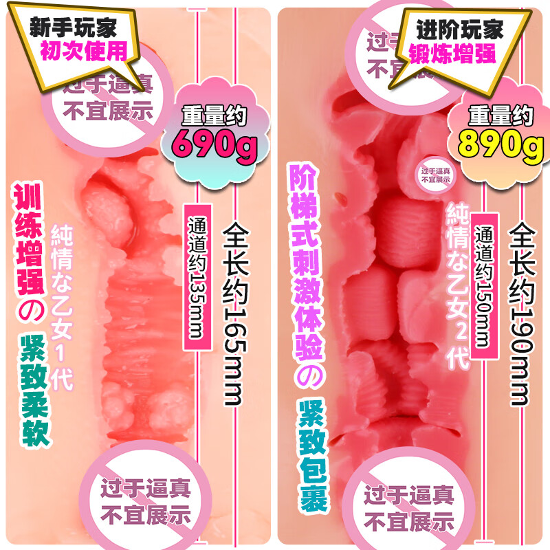 HMAX纯情乙女二代动漫二次元飞机杯男用倒模膜慢玩名器真阴道自慰器 纯情乙女二代+收纳盒+吸水棒+大礼包