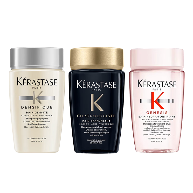���ڲ�������ʫ��KERASTASE��ϴ��ˮС��80mlx3֧װ����ԿԴ+Ԫ����+�����ӯ 68.9Ԫ