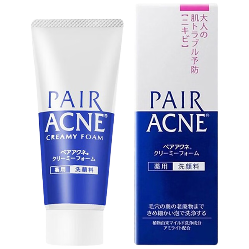 日本LION狮王pair深层清洁祛痘洗面奶洁面泡沫80g